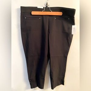 Style & Co black crop pants size XL